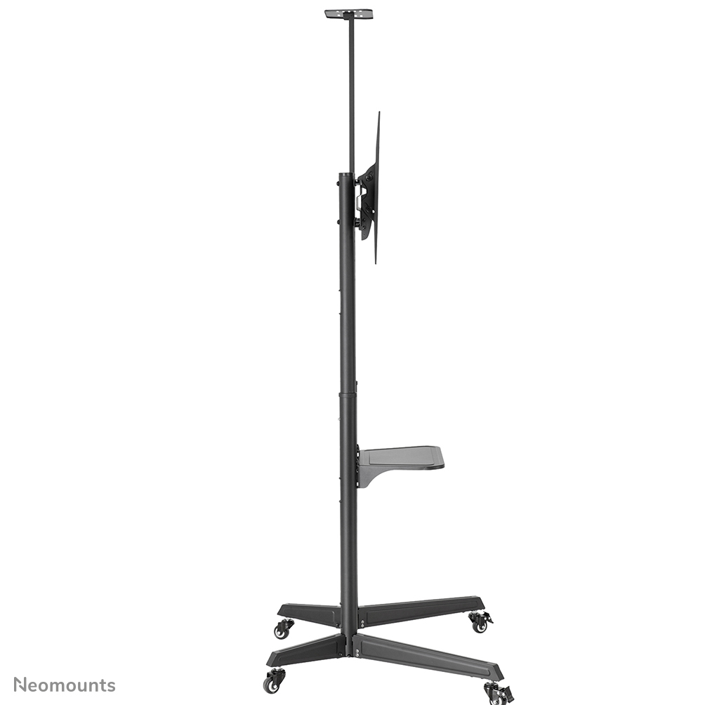 Neomounts FL50-550BL1 Support au sol mobile pour écran 37-70" - étagère multimédia et support caméra inclus